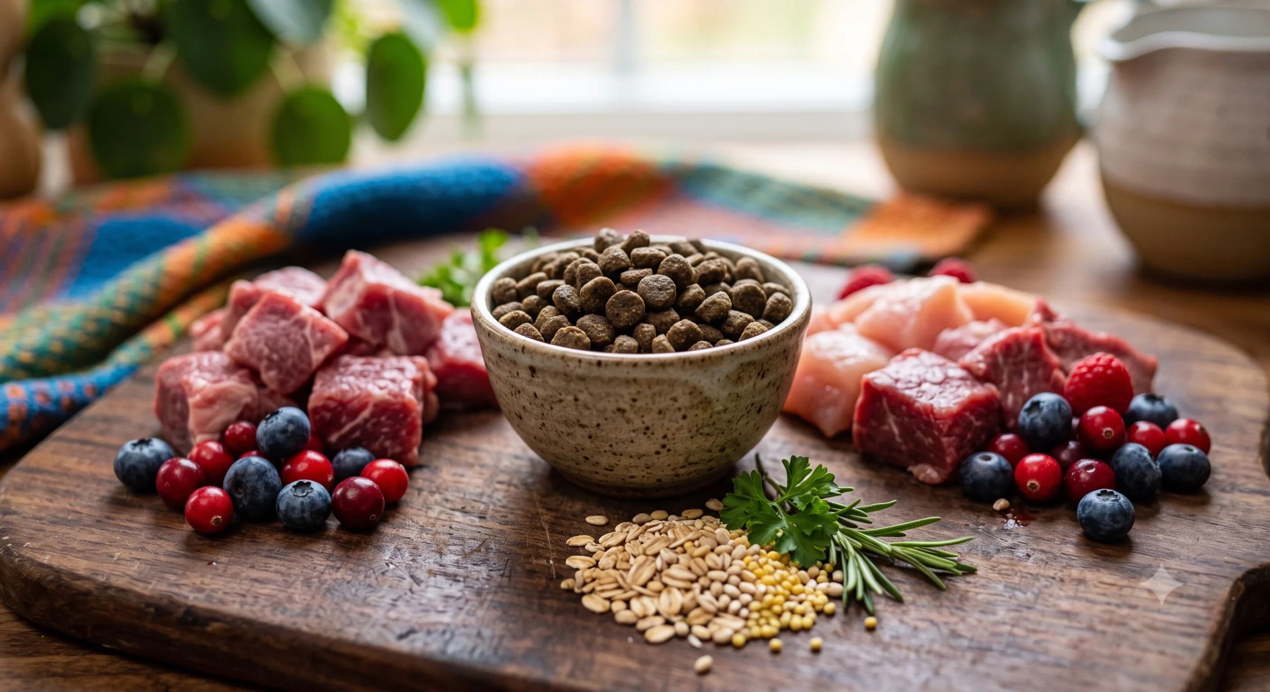 Fresh Raw Pet Food Bowl